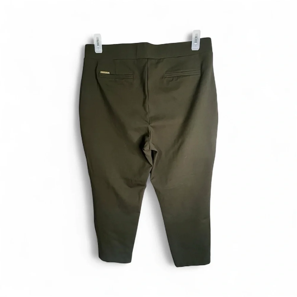 Michael Kors Olive Oil Skinny Pull-on Pants
